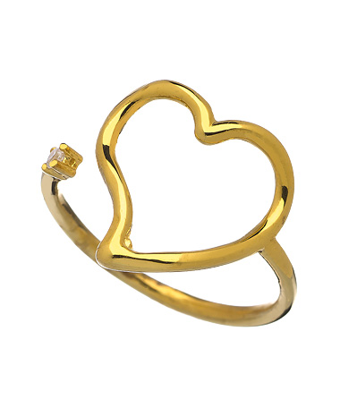 Belair Open Heart Ring