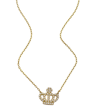 Belair CZ Crown Necklace