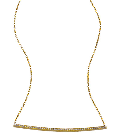Belair CZ Bar Necklace