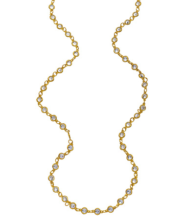 Belair CZ Round Link Necklace