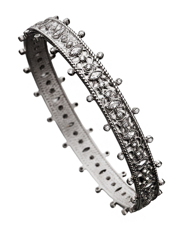 Belargo Silver Palatial Bangle