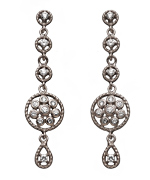 Belargo Silver Metro Dangle Earrings