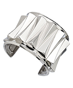 Ben-Amun Silver Geometric Cuff