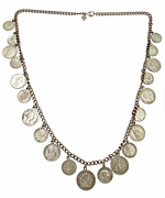 Ben-Amun Long Coin Necklace