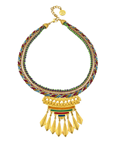 Ben-Amun Multi Color Tribal Necklace