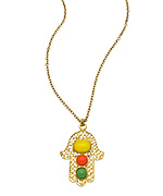 Ben-Amun Hamsa Statement Necklace