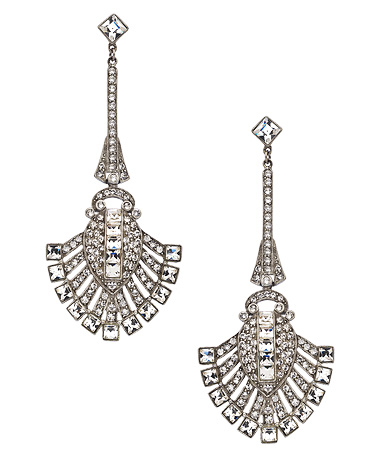 Ben-Amun Fan Drop Earrings
