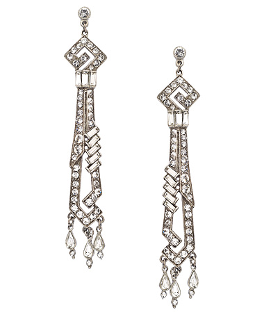Ben-Amun Linear Deco Earrings