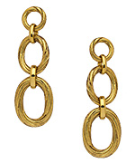 Ben-Amun Gold Link Earrings