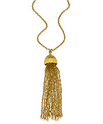 Ben-Amun Gold Tassel Necklace