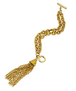 Ben-Amun Gold Double Chain Toggle Bracelet