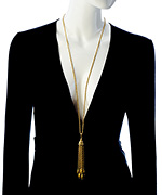 Ben Amun Bohemian Chain Tassel Necklace