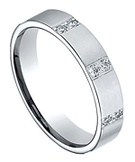 Benchmark Diamond Double Row Vertical Set Eternity Band