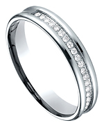 Benchmark 28 Diamond Channel Set Band