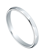 Benchmark 14k Gold High Polish Faceted Band