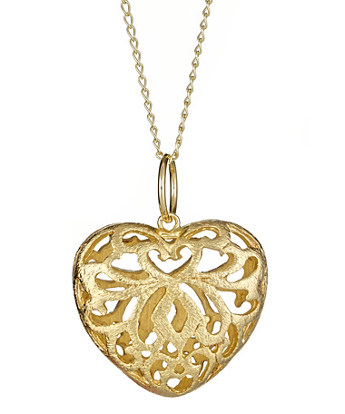 Betty Carre Cutout Heart Pendant Necklace