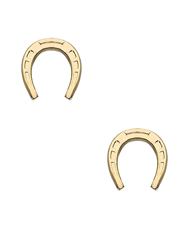 Bing Bang Tiny Horseshoe Stud Earrings
