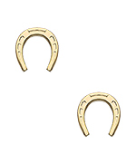 Bing Bang Tiny Horseshoe Stud Earrings