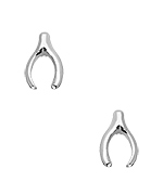 Bing Bang Wishbone Stud Earrings