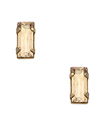 Bing Bang Victorian Baguette Stud Earrings