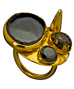 Bita Pourtavoosi Chunky Spikes Ring