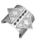 Bita Pourtavoosi Antique Silver Mola Spike Cuff