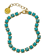 Blee Inara Painted Eye Tennis Bracelet