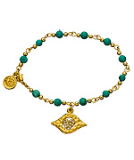 Blee Inara Turquoise Heart Eye Bracelet