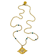Blee Inara Beaded Turquoise Signature Necklace