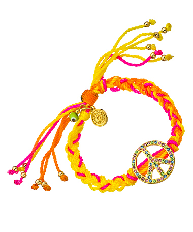 Blee Inara Peace Macrame Friendship Bracelet
