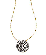 Blee Inara Round Pave Crystal Necklace