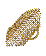 Blee Inara Pave CZ Shield Ring