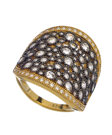 Blee Inara Cigar Shield Ring