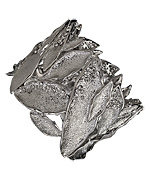 Blu Bijoux Silver Tone Rain Forest Bracelet