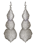 Blu Bijoux Leaf Cascade Earrings