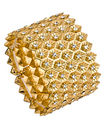 Blu Bijoux Gold Paragon Stretch Bracelet