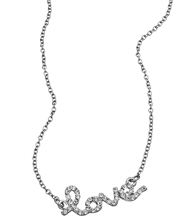 Blu Bijoux Love Word Necklace