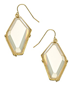 Blu Bijoux Wrapped Stone Earrings