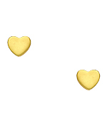 Blu Bijoux Heart Post Earrings