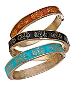 Blu Bijoux Multi Skull Bangle