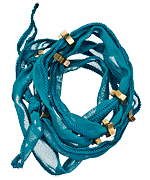 Blu Bijoux Teal Star Studded Wrap Bracelet
