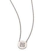 Blu Bijoux Silver Initial Pendant Necklace