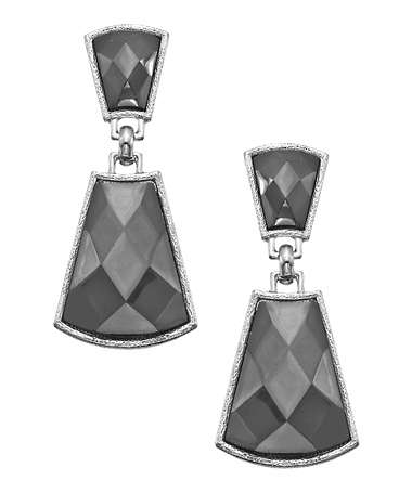 Blu Bijoux Silver Galactic Earrings