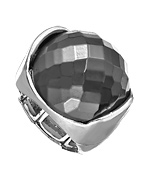 Blu Bijoux Hematite Power Ring