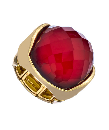 Blu Bijoux Ruby Power Ring