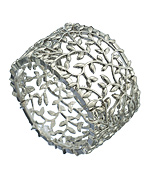 Blu Bijoux Leaf Cut-Out Stretch Bangle