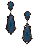 Blu Bijoux Sapphire Dangle Earrings