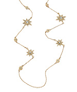 Blu Bijoux Starburst Chain Necklace
