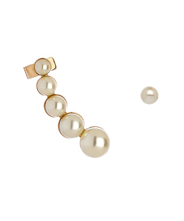 Blu Bijoux Gold Julia Pearl Ear Cuff