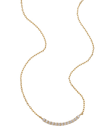Blu Bijoux Curved Bar Havelock Necklace